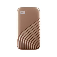 WD My Passport Ultra 2TB Portable Storage-Gold with auto Backup and USB-C & USB 3.1 Compatibility