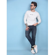 CRIMSOUNE CLUB Mens White Printed Sweatshirt