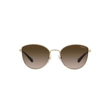 Vogue Eyewear Brown Lens Cat Eye Sunglasses (0vo4211si | 54 Mm | Gold)
