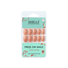 Shills Professional Reusable Oval Press On Nails - Beige