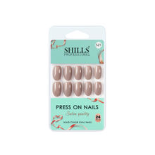 Shills Professional Reusable Oval Press On Nails - Nude