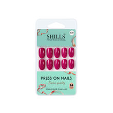 Shills Professional Reusable Oval Press On Nails - Pink