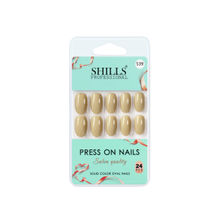 Shills Professional Reusable Oval Press On Nails - Beige