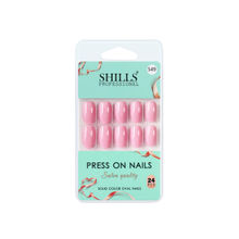 Shills Professional Reusable Oval Press On Nails - Pink