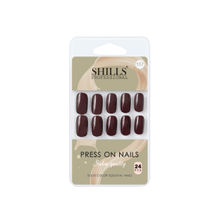 Shills Professional Reusable Square Press On Nails - Brown