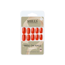 Shills Professional Reusable Square Press On Nails - Orange