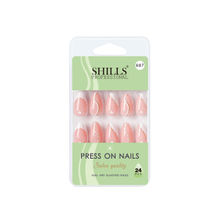 Shills Professional Reusable Almond Press On Nails - Peach