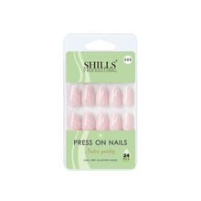 Shills Professional Reusable Almond Press On Nails - Peach