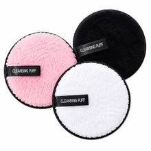 Bronson Professional Reusable Makeup Remover Cleansing Pad For Face & Eyes Big Size - Mix Colour
