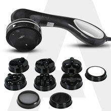 AGARO Relaxo Electric Handheld Full Body Massager with 8 Heads, 5 Modes & 6 Speeds for Pain Relief