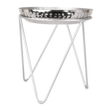 Manor House House Roshni Nickel Finish Urli 16 inches Round