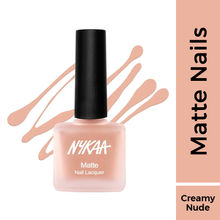 Nykaa Matte Nail Enamel Polish - Very Vanilla 156