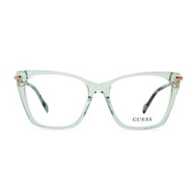 Guess Eyewear for Women with Shiny Crystal Light Green Gold Acetate Frame (53)