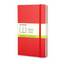 MOLESKINE Classic Notebook Plain Hard Cover Large Red