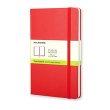 MOLESKINE Classic Notebook Plain Hard Cover Large Red