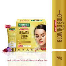 Nature's Essence Glowing Gold++ Facial Kit With Free Glock Cream