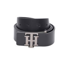Tommy Hilfiger Wildey Black Leather Belt For Men