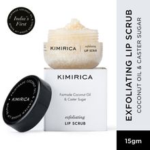Kimirica Exfoliating Lip Scrub With Coconut Oil & Castor Sugar