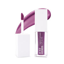Just Herbs Serum Infused Lip Gloss, Juicy Berry – Tinted Gloss with Ayurvedic Care