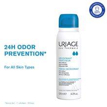 Uriage Fresh Body Deodorant Spray with Alum & Sweet Almond Oil Dermat Recommended for Sensitive Skin