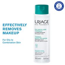 Uriage Thermal Micellar Water Normal - Dry Skin Removes Makeup From Face & Eyes Dermat Recommended
