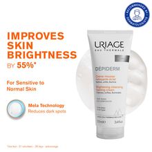 Uriage Depiderm Brightening Face Wash with Vitamin C Niacinamide Boosts Radiance Reduces Melasma