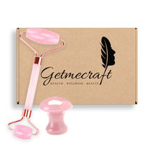 Getmecraft Rose Quartz Face Roller And Mushroom Gua Sha Faci...