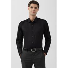 Peter England Men Black Regular Fit Full Sleeves Formal Shirt