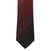 The Tie Hub Black To Red And Pink Gradient Microfiber Necktie