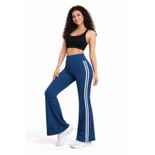 Rock Paper Scissors Bootcut Gym Blue Tights