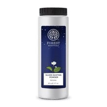 Forest Essentials Silken Mogra Natural Talc Free Dusting Powder - Lightly Scented