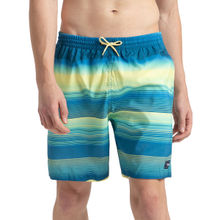 Speedo Men's Recycled Polyster Placement Printed Leisure Watershorts - Marine Blue & Pulcino
