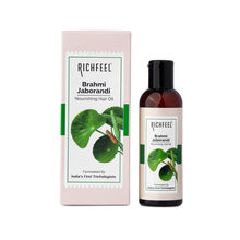 Richfeel Brahmi Jaborandi Hair Oil - Strengthens, Nourishes, Promotes Growth & Soothes Scalp