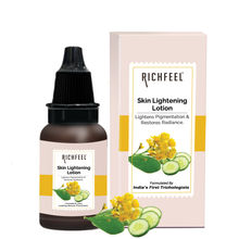 Richfeel Skin Lightening Lotion - Reduces Pigmentation, Lightens Spots & Tan, Non-Oily Base
