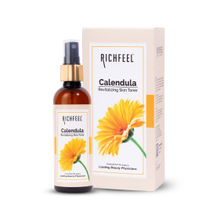 Richfeel Calendula Revitalising Skin Toner – Soothes Acne-Prone Skin, Tightens Pores, pH Balance