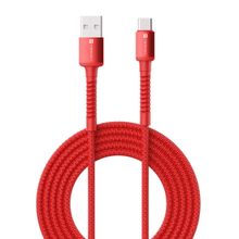 Portronics Konenct X 6A USB to Type C Cable for iPhone 15 and Type C Phones-Red