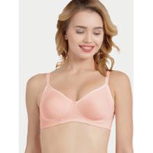 Enamor A042 Side Support Shaper Classic Bra - Supima Cotton Non-Padded Wirefree High Coverage-Pearl
