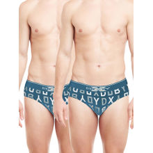 BODYX Mens Cotton Printed Briefs (Pack of 2)