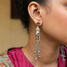 Shaya by CaratLane Palki Earrings in Oxidised 925 Silver