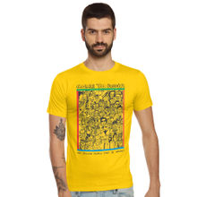Tantra Yellow Casual Round Neck Printed T-Shirt