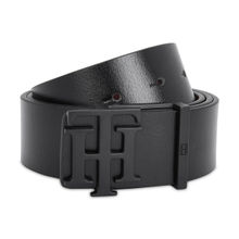 Tommy Hilfiger Saturn Men Leather Reversible Belt - Black & Burgundy