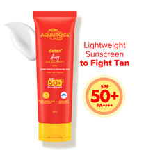 Aqualogica Detan+ Dewy Sunscreen with SPF 50+ & PA+++ for UVA/B & Blue Light Protection