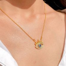 ALSO-A LOOK TO STAND OUT Evil Eye Necklace