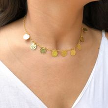 ALSO-A LOOK TO STAND OUT Handmade coin charm necklace