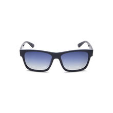 Police Unisex Full UV Protected Blue Lens Square Sunglasses (57)