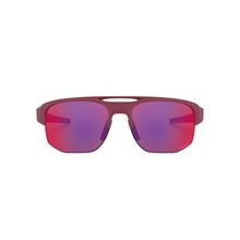 Oakley 0Oo942494240470 Uv Protected Red Purple Recatangle Sunglasses