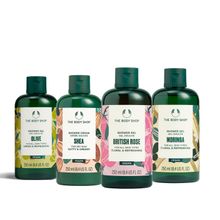 The Body Shop British Rose Shower Gel, Softens & Cleanses, Floral Scent of Rose & Aloe Set
