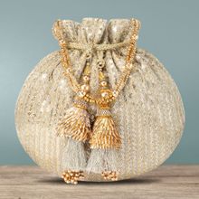 Peora Potli Bags for Women Evening Bag Clutch Ethnic Bride Purse with Drawstring (P07G)