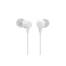 JBL T50HI, In-Ear Wired Earphones with Mic, Signature Sound, Deep Bass, VA Support (White)