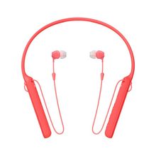 Sony Wi-c400 Wireless Behind-neck In Ear Headphone (red)
